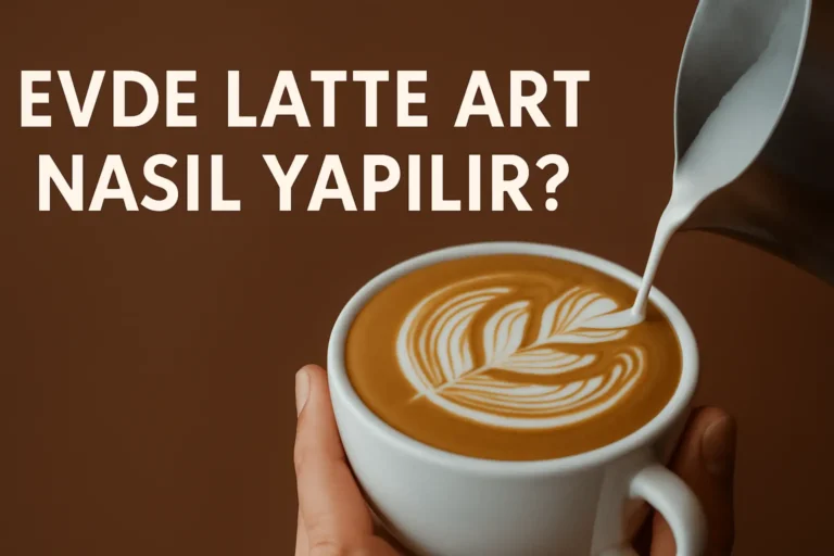 Evde Latte Art Nasıl Yapılır