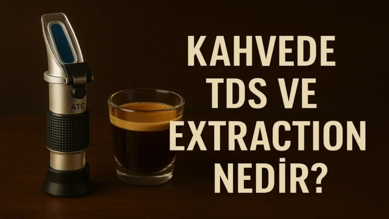 Kahvede TDS ve Extraction Nedir