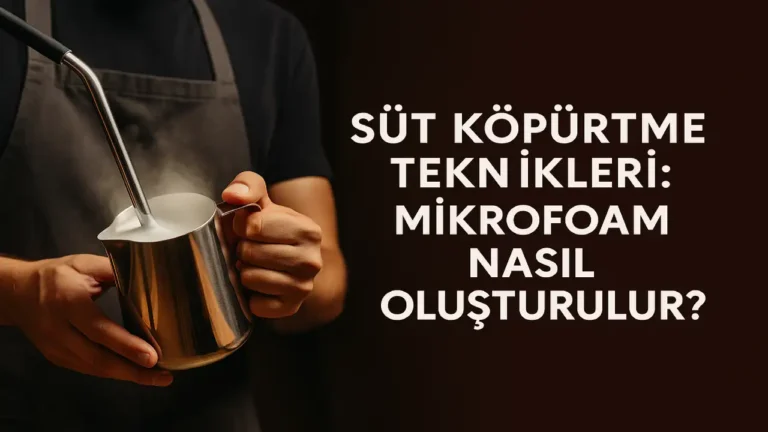 Süt Köpürtme Teknikleri