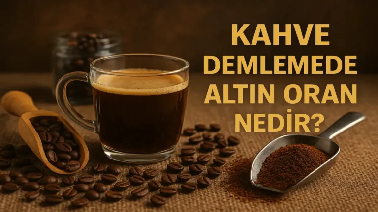 Kahve Demlemede Altın Oran Nedir