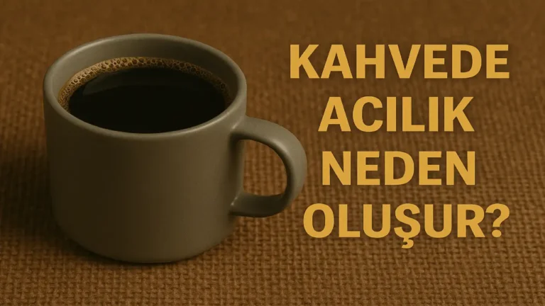Kahvede Acılık Neden Oluşur